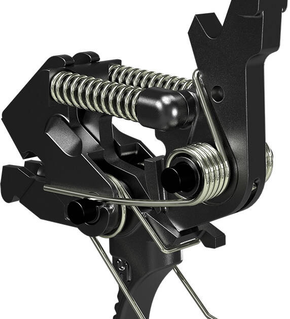 Hiperfire HIPERTOUCH Elite Trigger | Curved | 1-Stage | Black