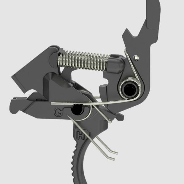 Hiperfire Xtreme 2 Stage MOD-2 Trigger | Curved | 2-Stage | Black
