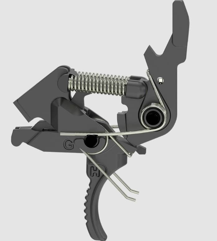 Hiperfire Xtreme 2 Stage MOD-2 Trigger | Curved | 2-Stage | Black