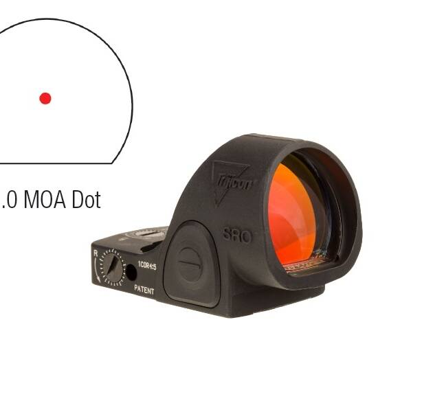 TRIJICON SRO ADJ SIGHT LED 5MOA RED